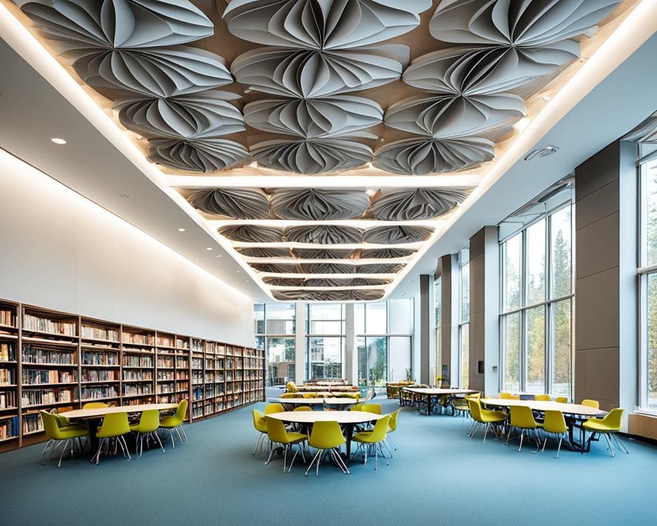 Akoestische panelen bibliotheek