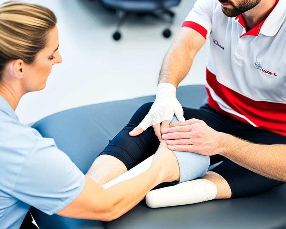 Sportblessures behandelen met fysiotherapie