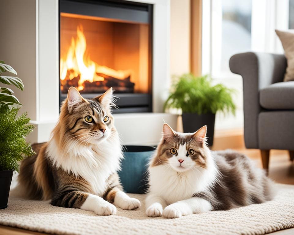 honden en katten in huis