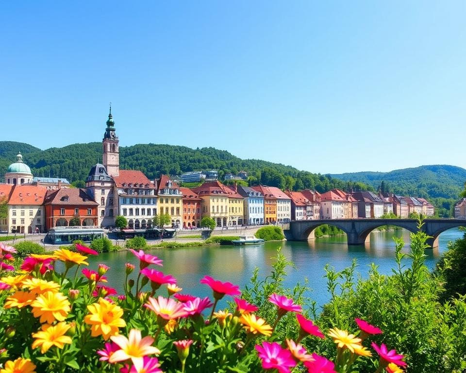 Bezoek de historische stad Ljubljana, Slovenië