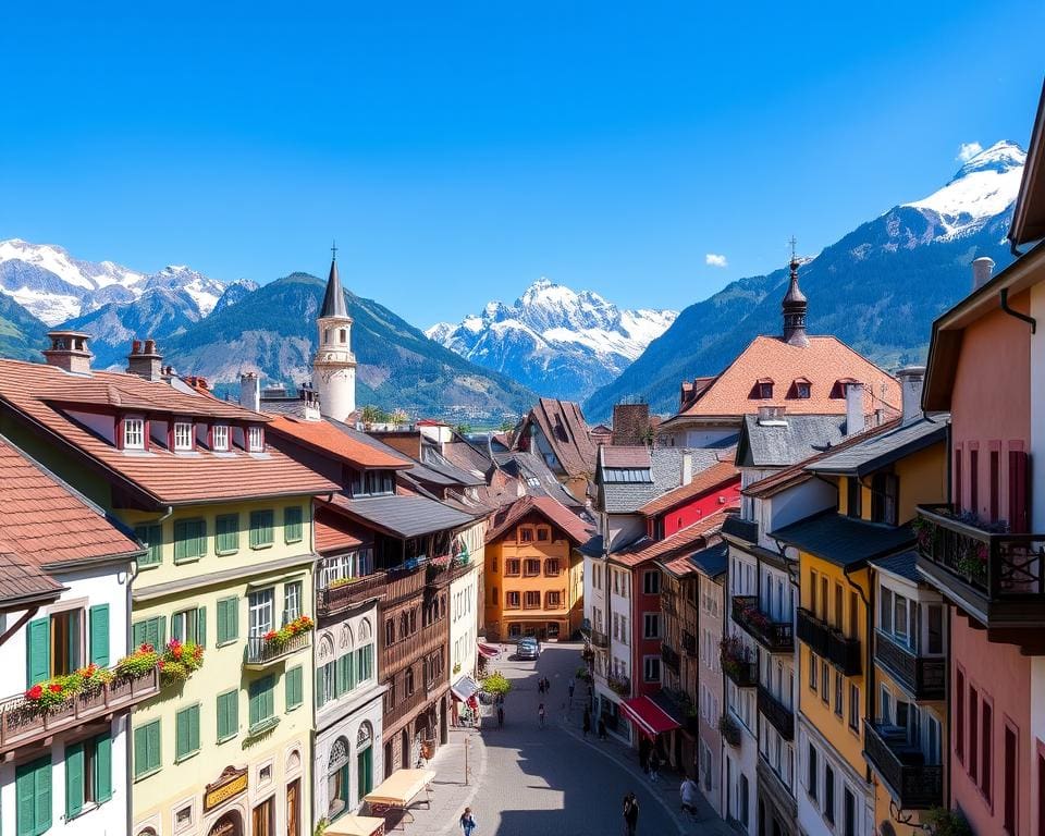 Bezoek de oude stad Innsbruck, Oostenrijk