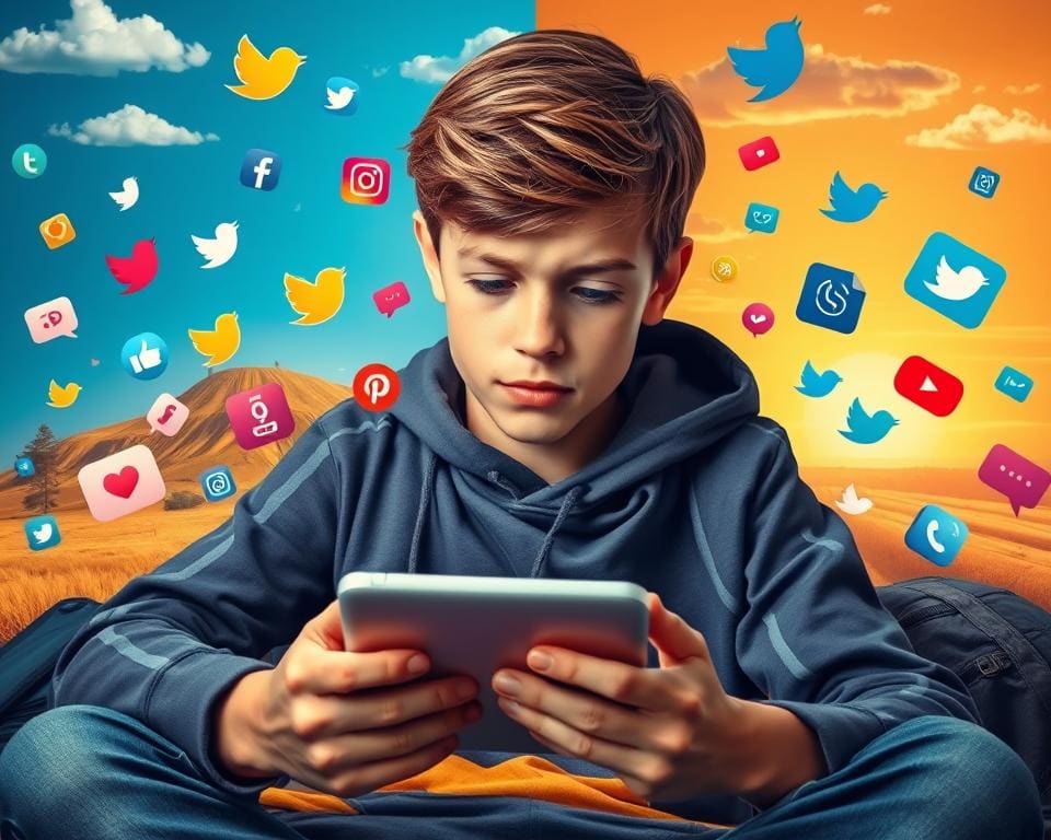 De invloed van sociale media op tieners