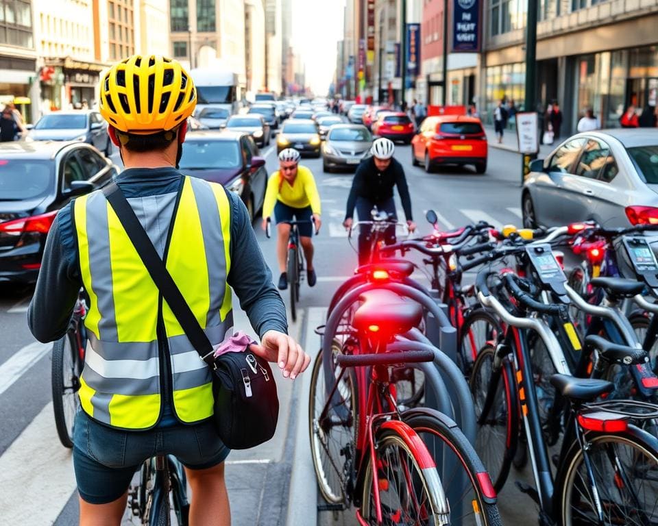 Essentiële uitrusting voor veilig fietsen in de stad