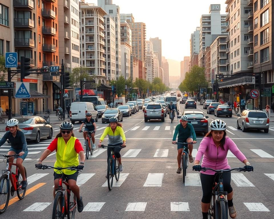 Fietsen in de stad: Hoe je veilig kunt blijven in druk verkeer