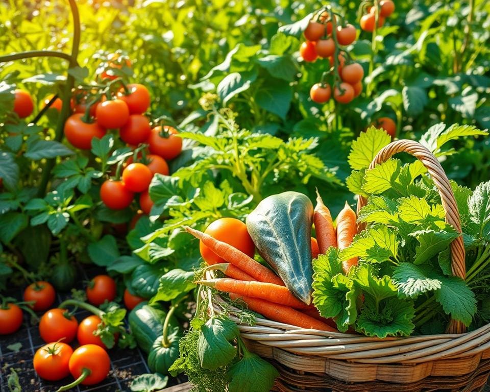 Gezonde voeding uit eigen tuin