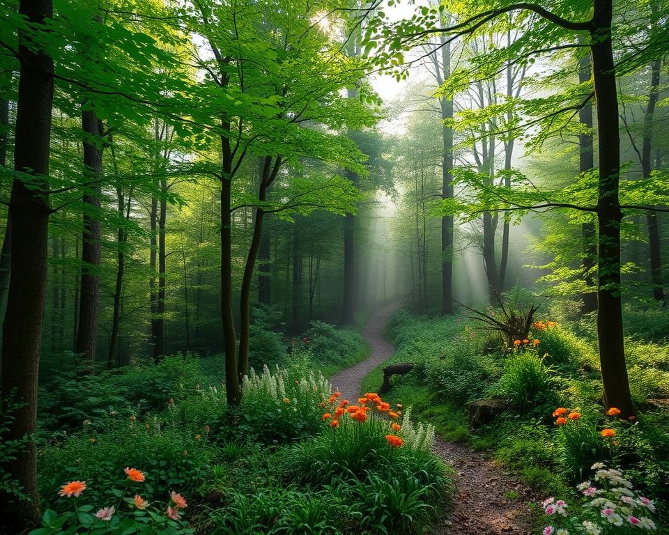 Verken de bossen van het Sauerland, Duitsland