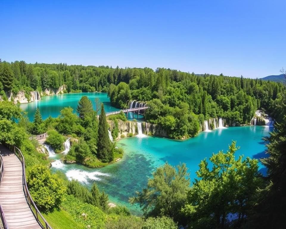 Verken de meren van Plitvice, Kroatië