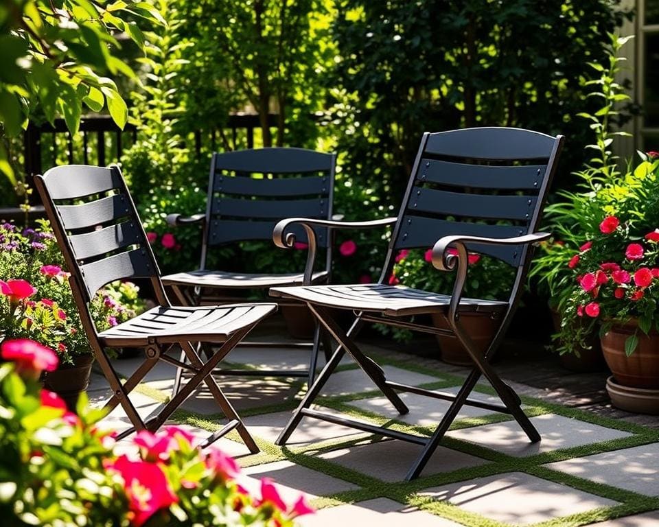 ruimtebesparende tuinstoelen