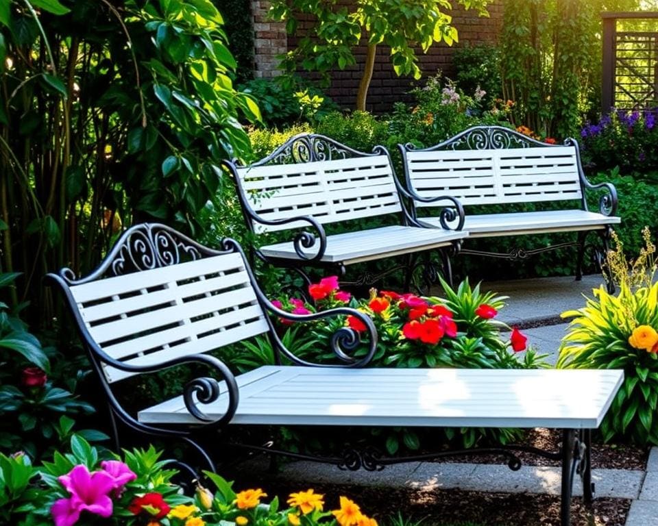 Tuinbanken die comfort en stijl brengen in je tuin