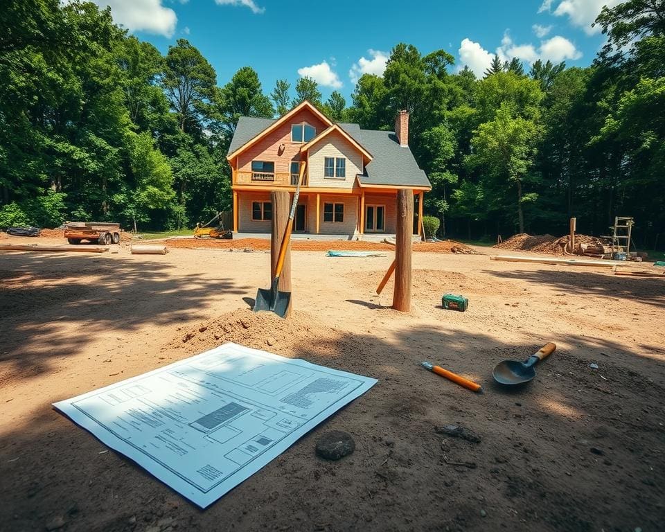 eerste stappen huis bouwen