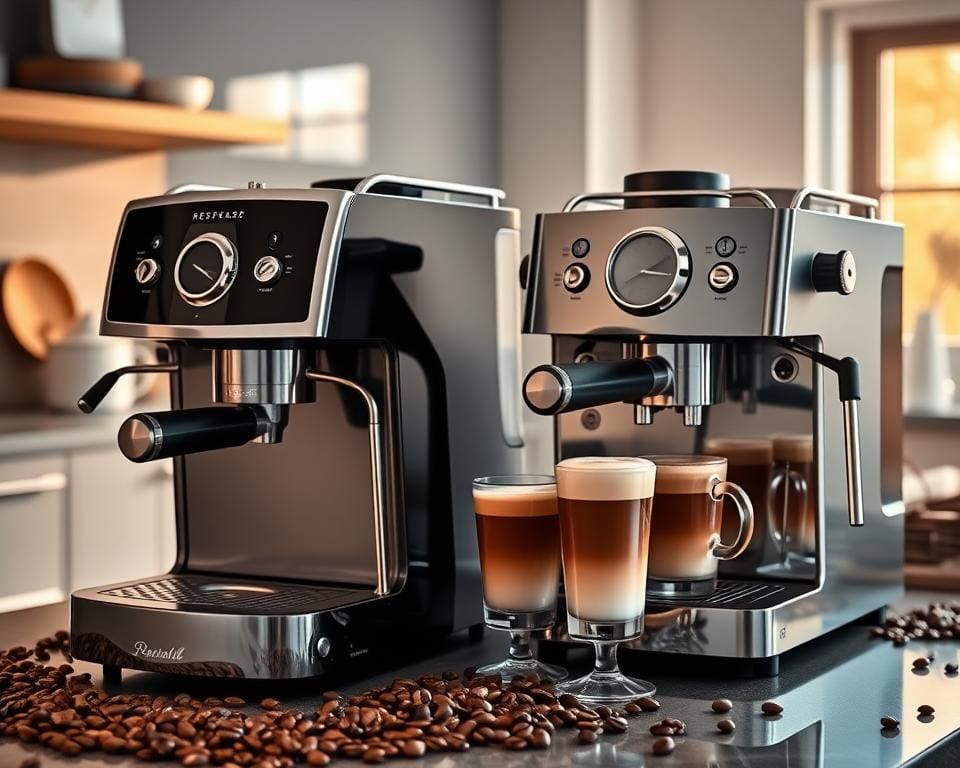 espressomachines en cappuccino machines luxe opties