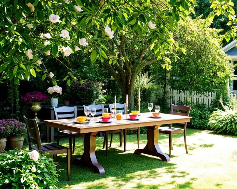 Tuintafels met uitschuifbare bladen voor meer ruimte