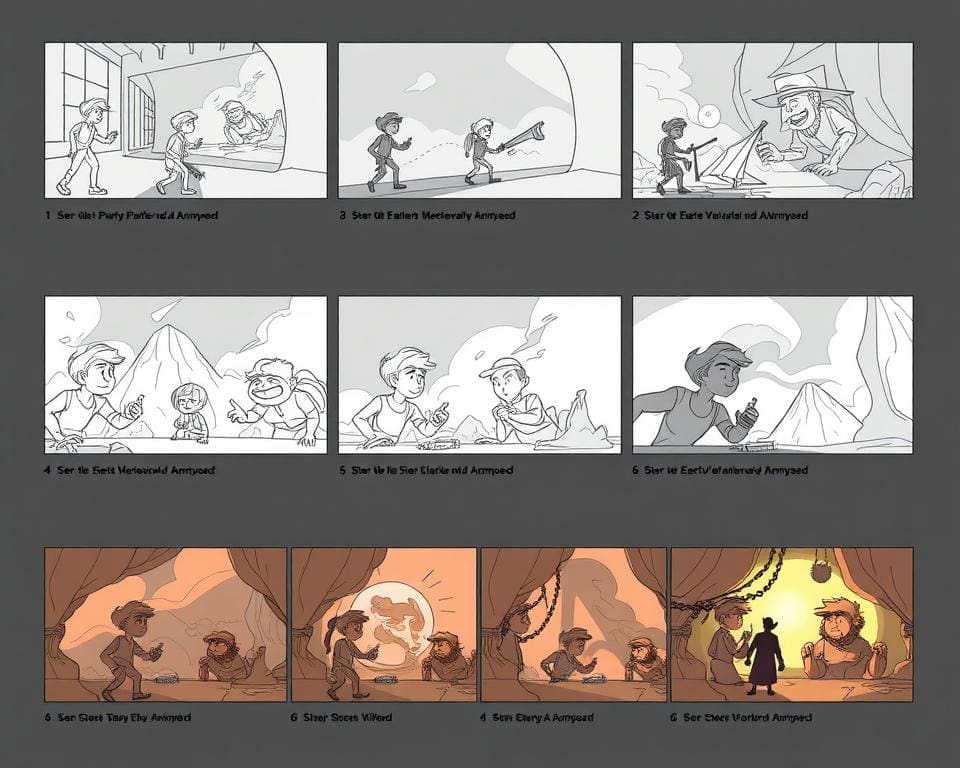 fases storyboard animatie