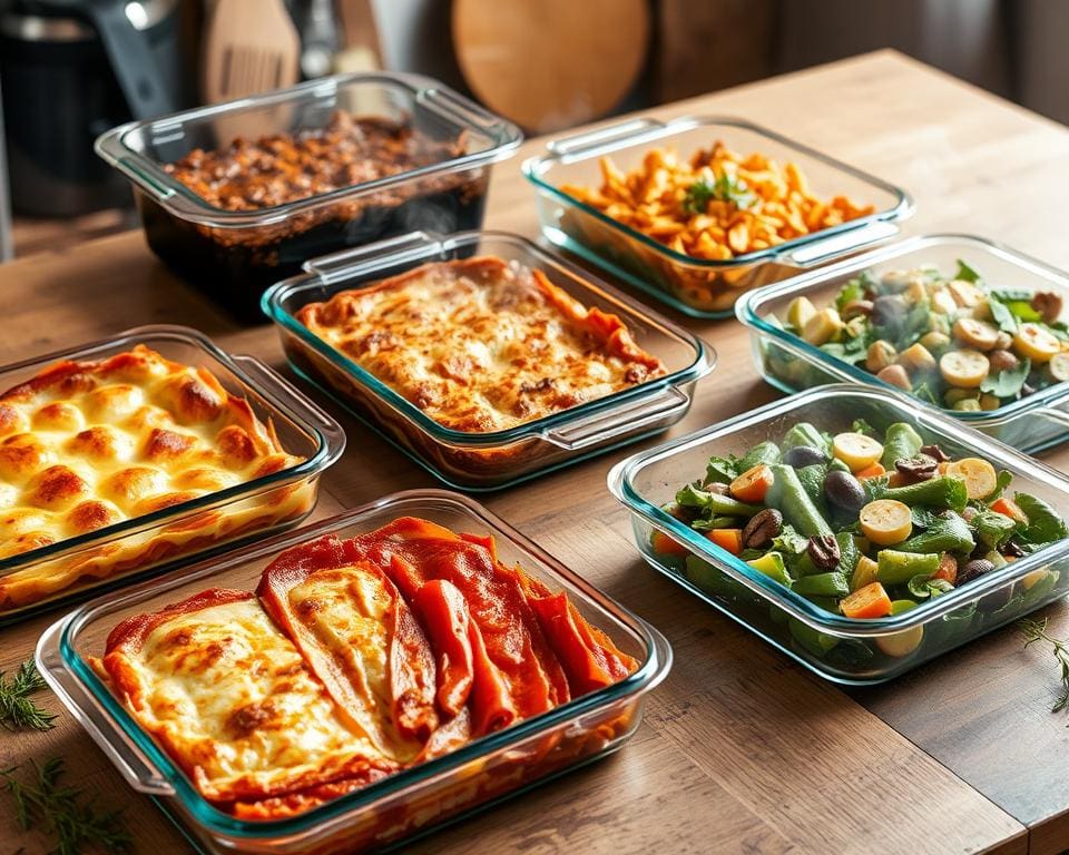 multifunctionele gebruiksopties van glazen ovenschalen