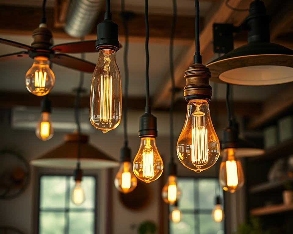 Duurzame verlichting vintage ontwerpen