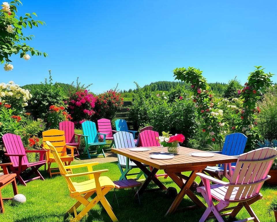 Fermob-tuinstoelen: Franse kleuren voor jouw buitenruimte