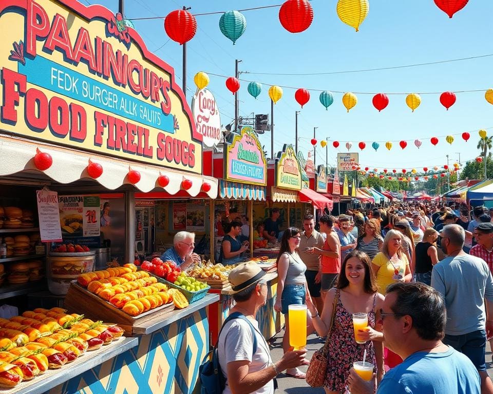 Festival eten en drinken