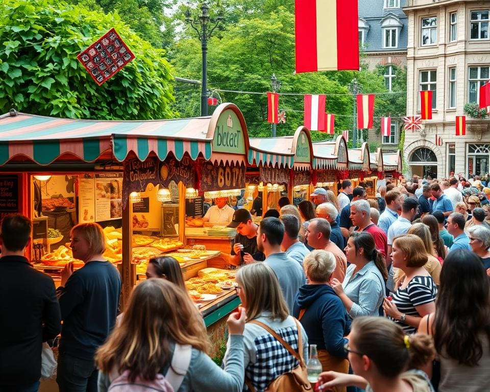 Welke Belgische festivals staan bekend om hun gastronomie?