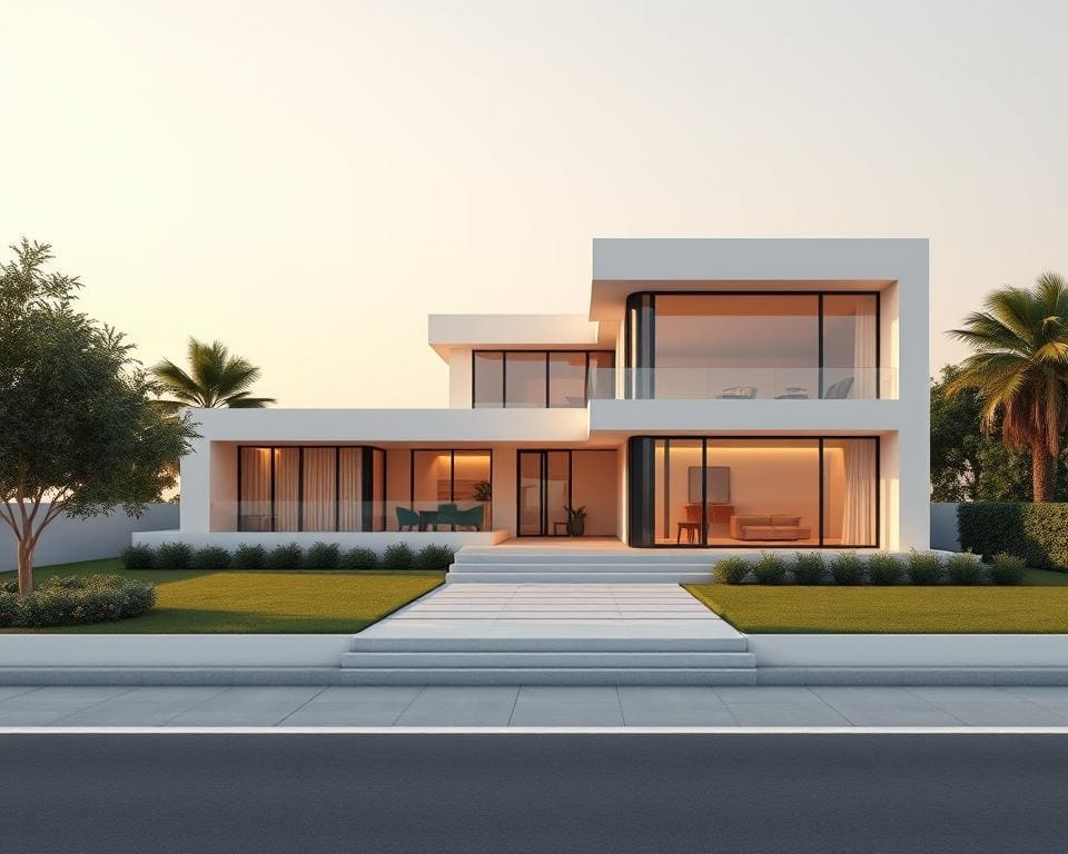 Gebruik renders in vastgoedadvertenties