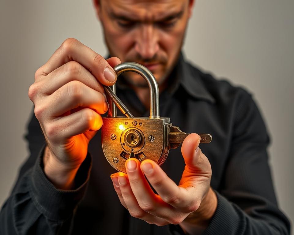Hoe werkt schadevrij openen van een slot?