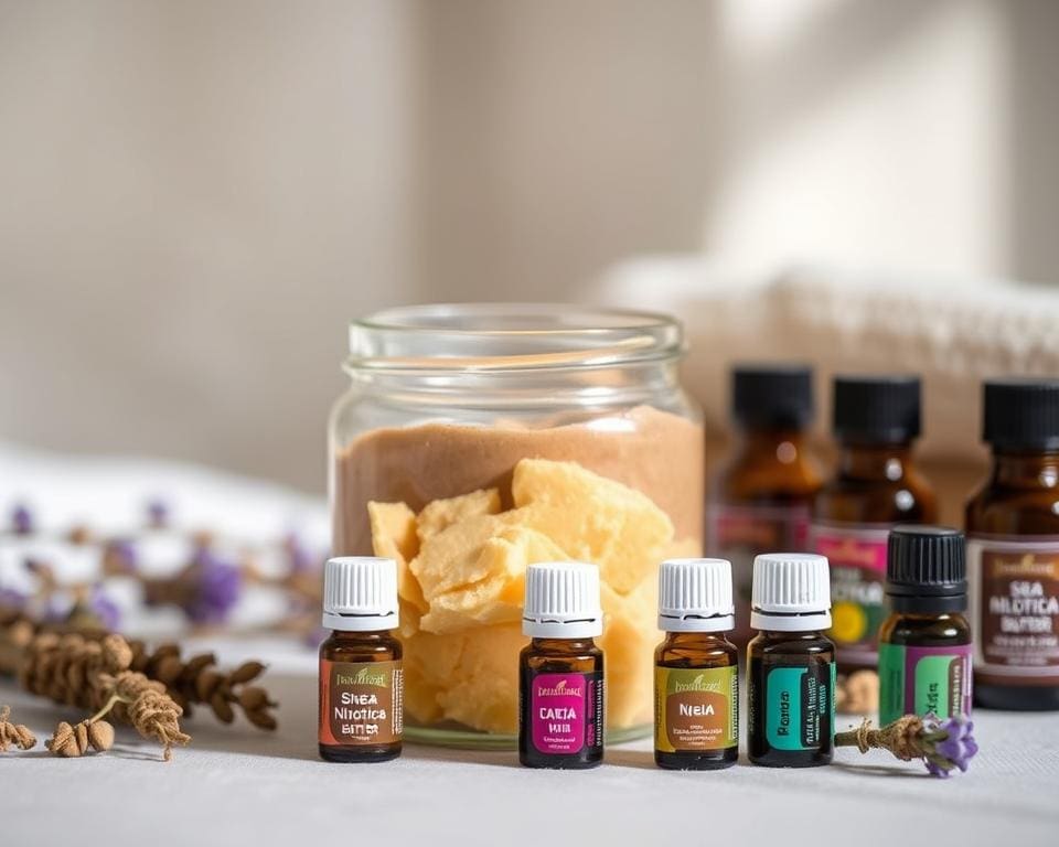 hoe combineren Shea Nilotica met etherische oliën