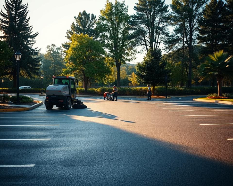 onderhoud parkeerplaats