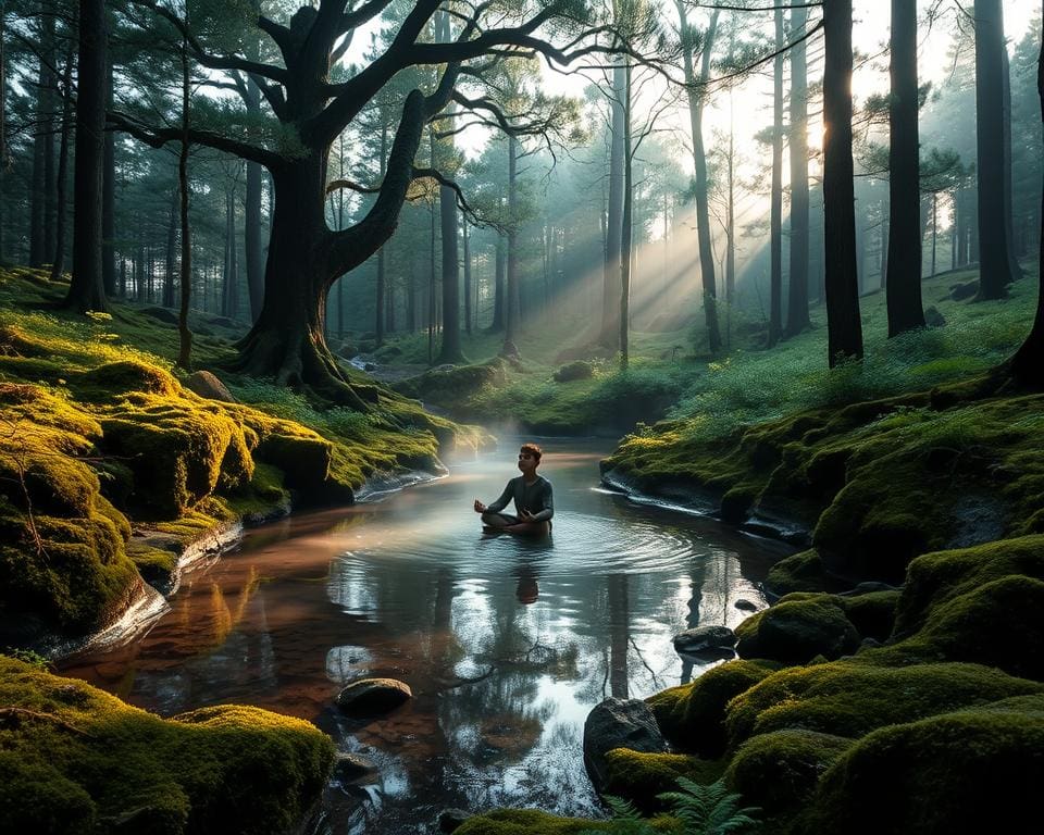 Is bosbaden in de Veluwe goed voor je zenuwen?