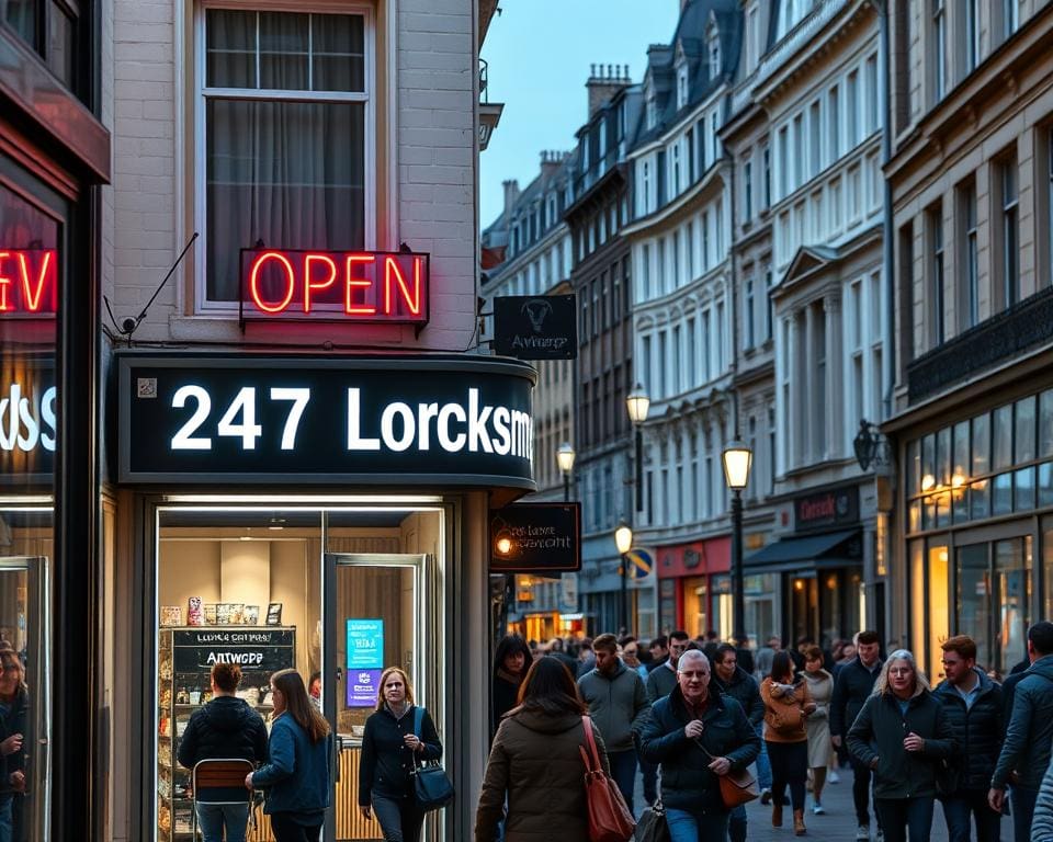 Is er een 24/7 slotenmaker in Antwerpen?