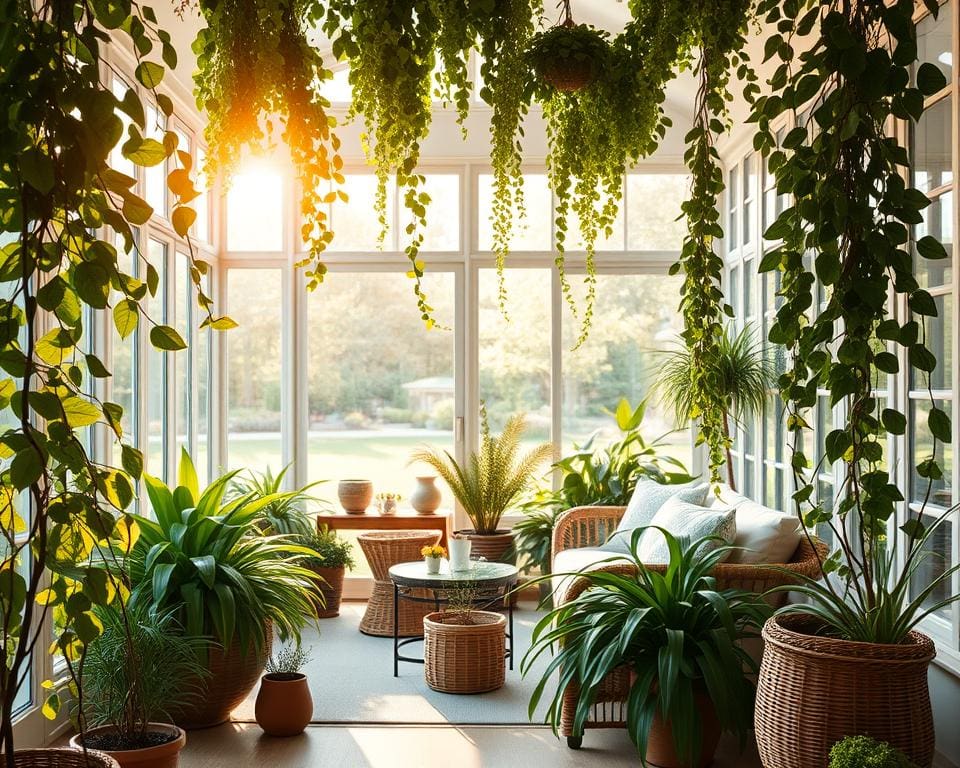 Wat zijn groene tips voor de inrichting van je serre?