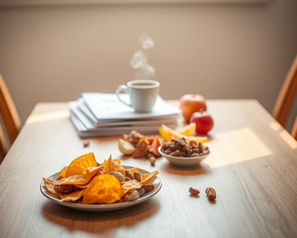 Welke snacks zijn ideaal tijdens deadlines?