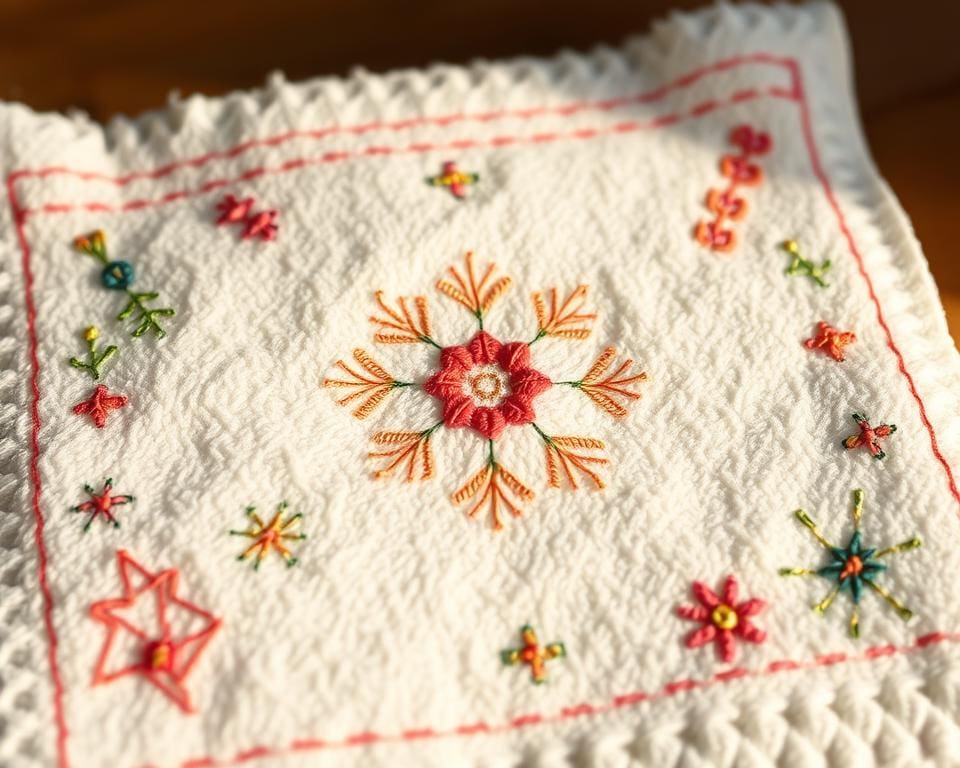 handdoek borduren technieken