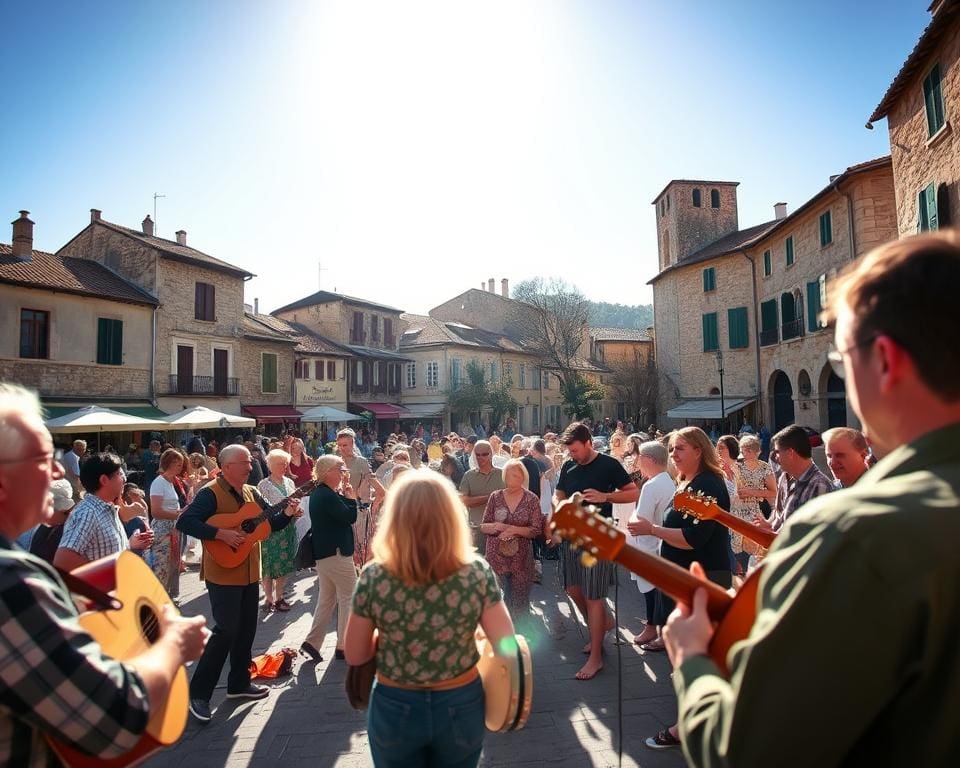 muziek en cultuur in Antraigues