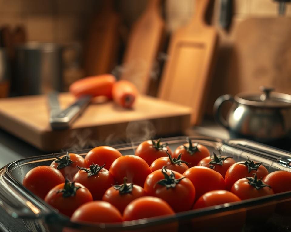 tomaten verwarmen