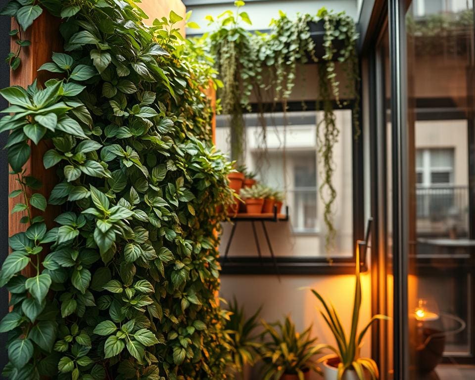 verticale tuinen in kleine ruimtes