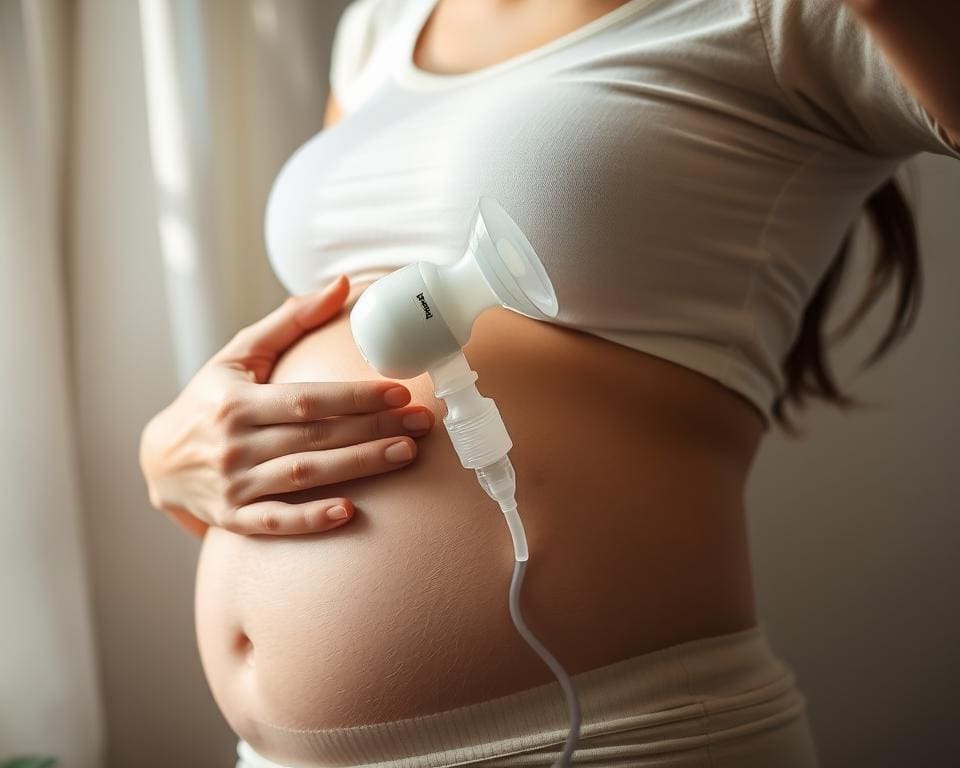 Welke techniek gebruik je bij het prenataal kolven?