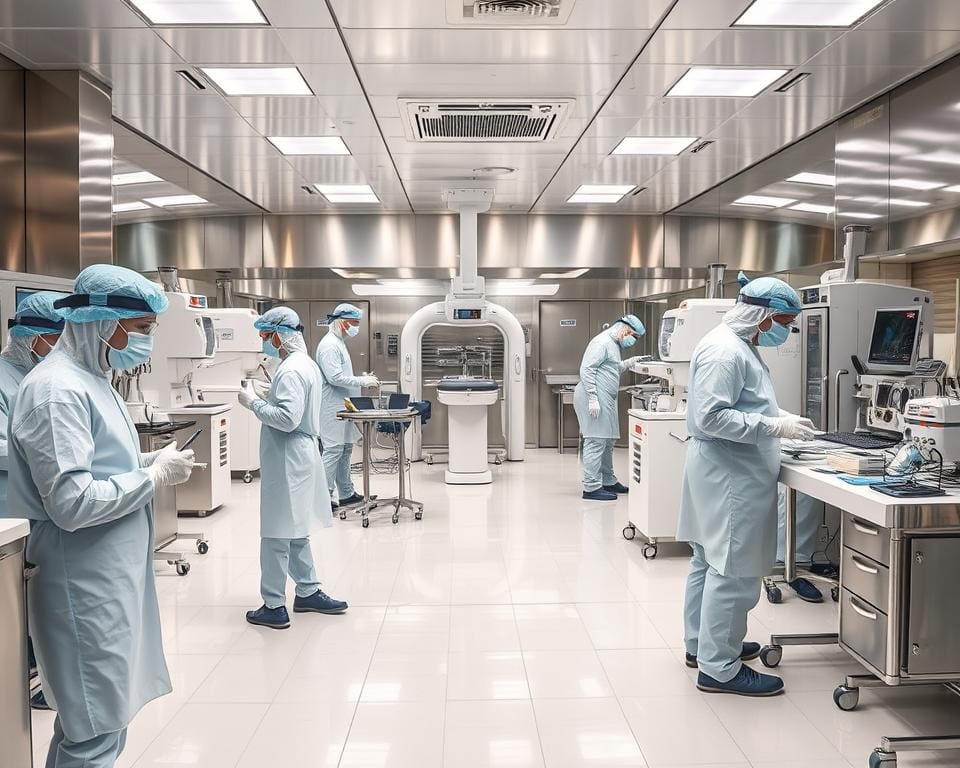 Hoe houdt RVS Clean zich aan steriele protocollen?
