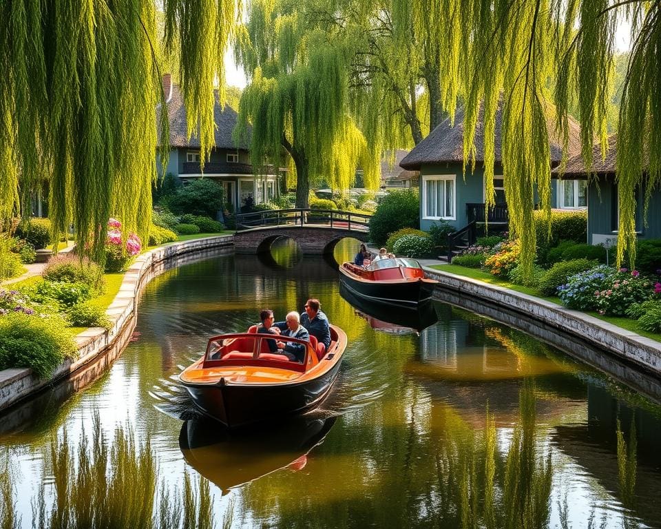 Welke vaarroutes zijn het mooist in Giethoorn?