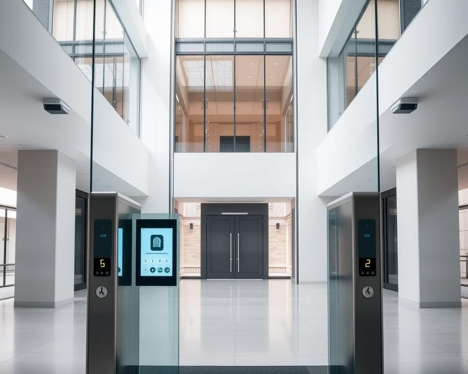 digitale toegangscontrole voor commerciële gebouwen