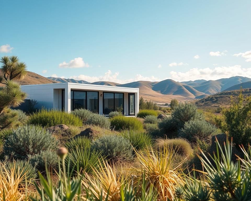 duidelijke afbeelding van duurzame modulaire bouw