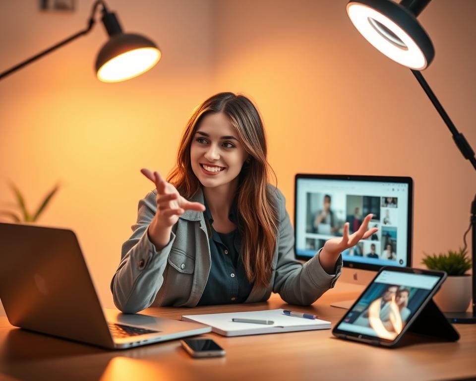 sociale media visuele content