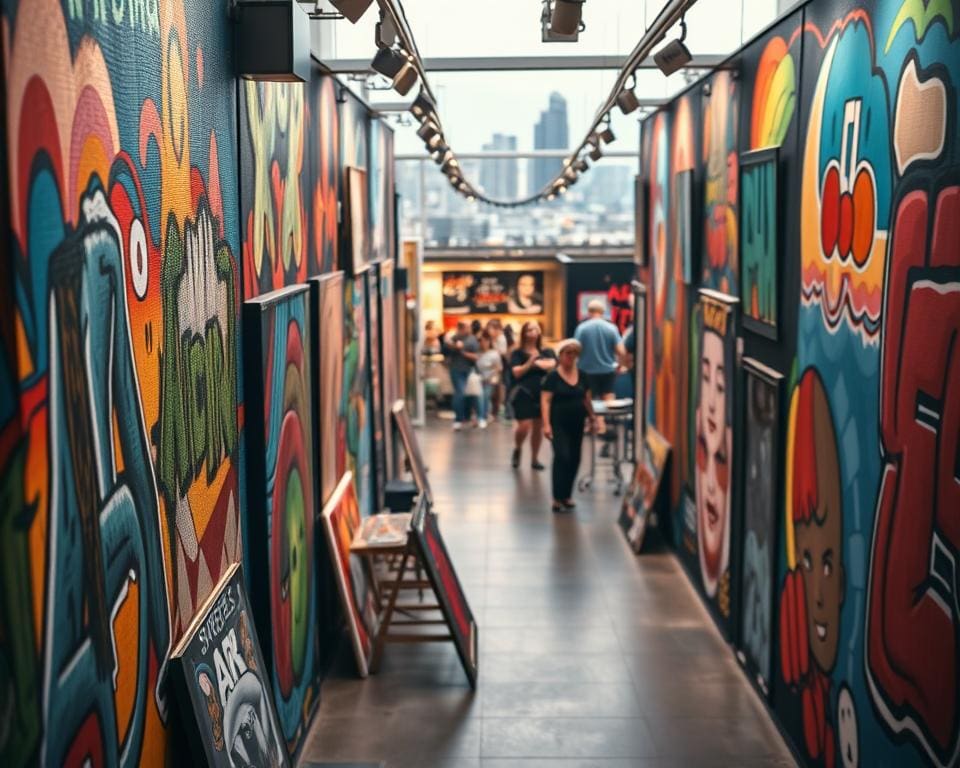 straatkunst tentoonstelling
