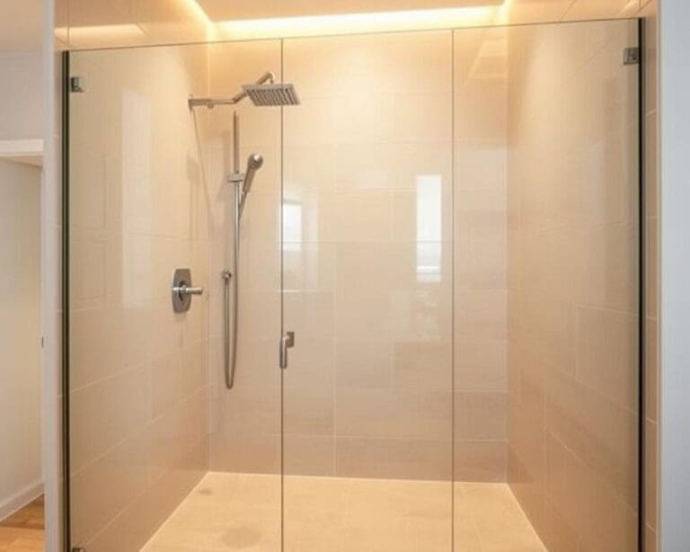 Een inloopdouche die comfort en elegantie biedt