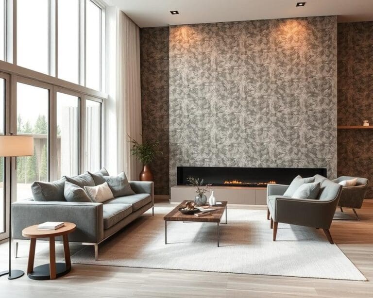 Hoe combineer je Casamance behang met moderne meubels?