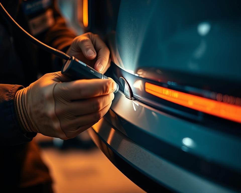 Hoe werkt bumper schade herstellen met spotrepair technieken?