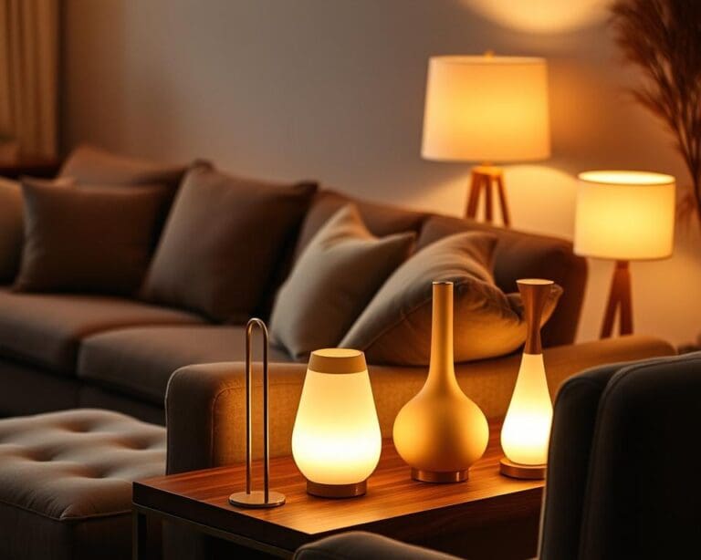 Sfeervolle tafellampen voor een warme uitstraling