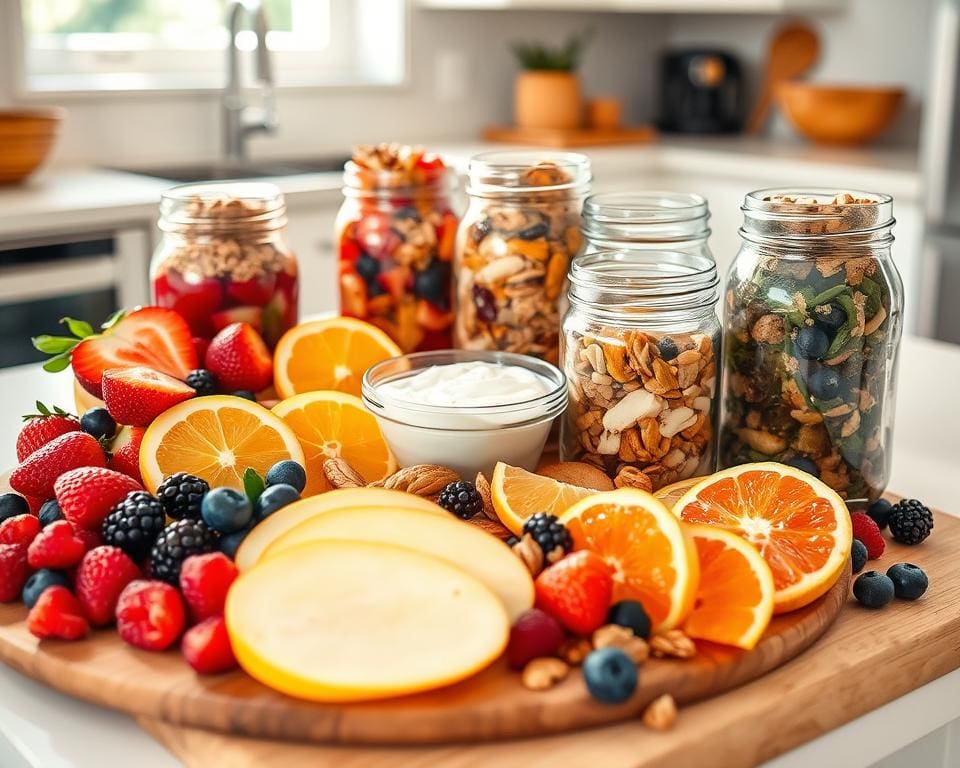 Gezonde snacks voor drukke dagen