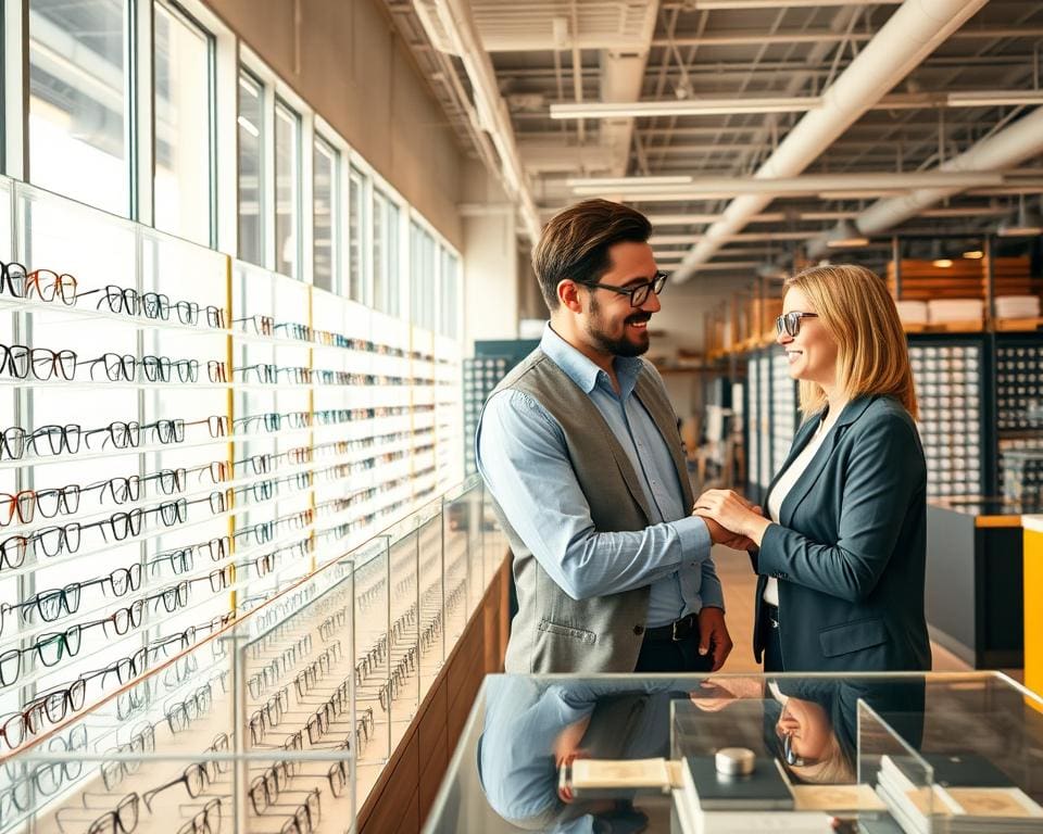 Hoe werkt een groothandel brillenglazen voor opticiens?