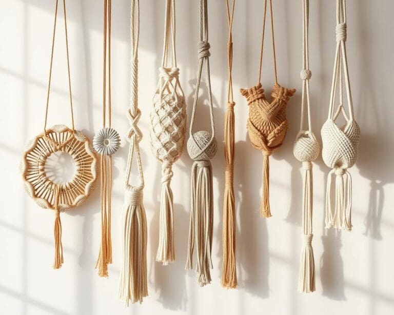 Macramé wandhangers maken stap voor stap
