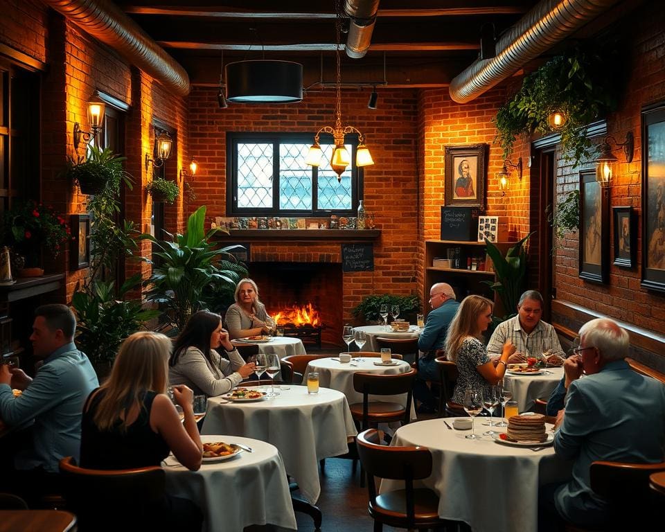Restaurants met een gezellige sfeer