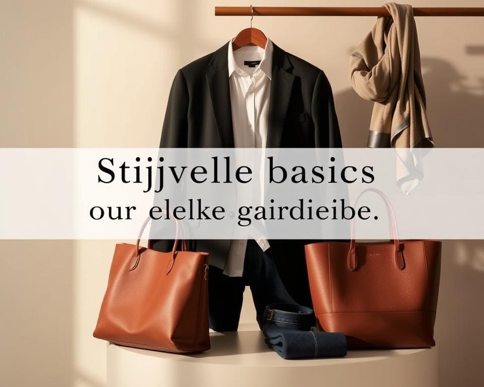 Stijlvolle basics voor elke kast